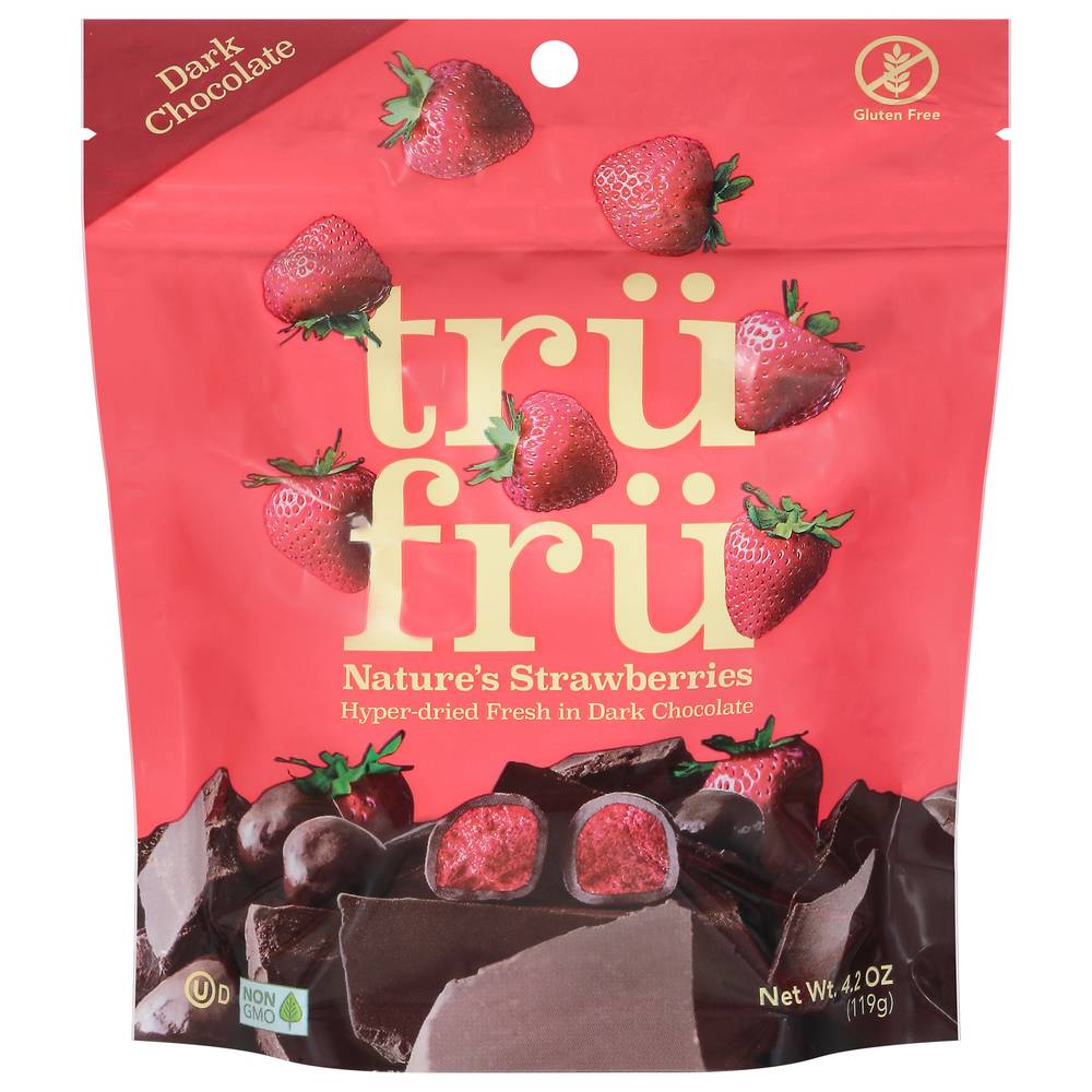 Tru Fru Nature's Strawberries Dark Chocolate