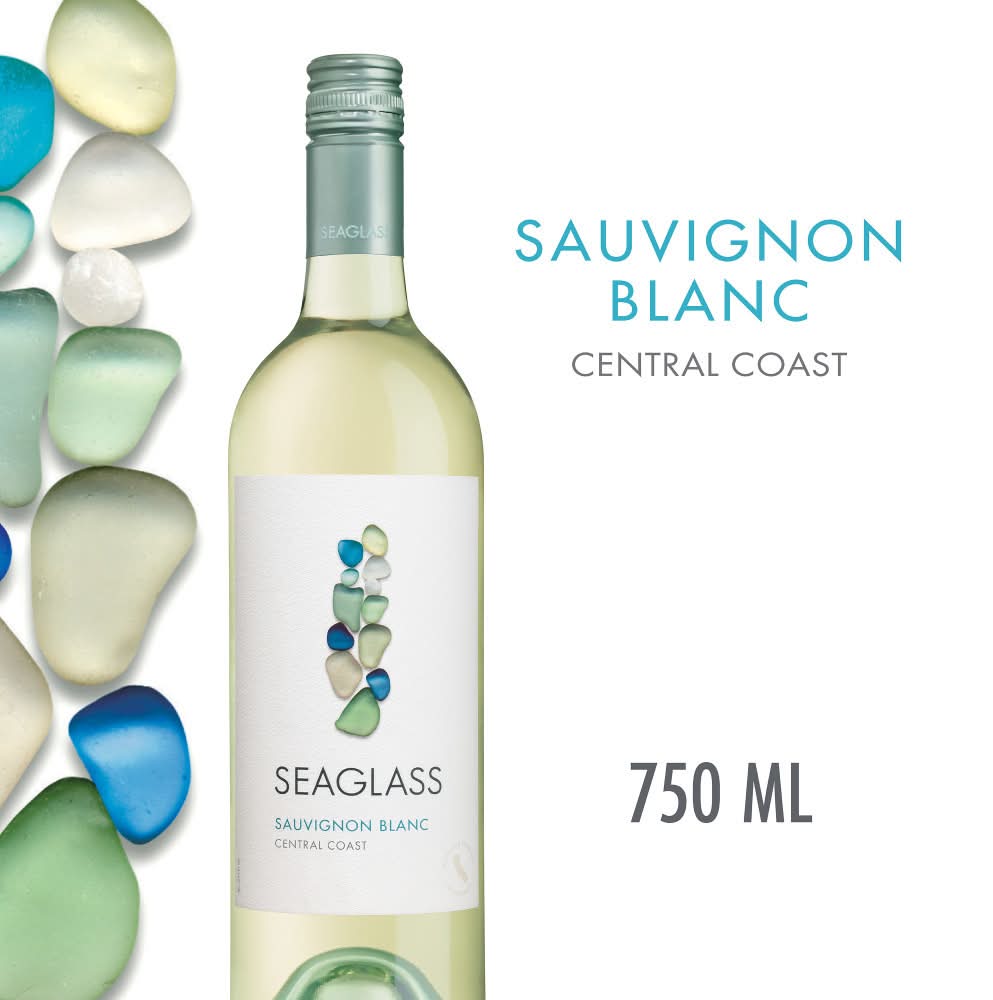 SeaGlass Central Coast Sauvignon Blanc White Wine (750 ml)