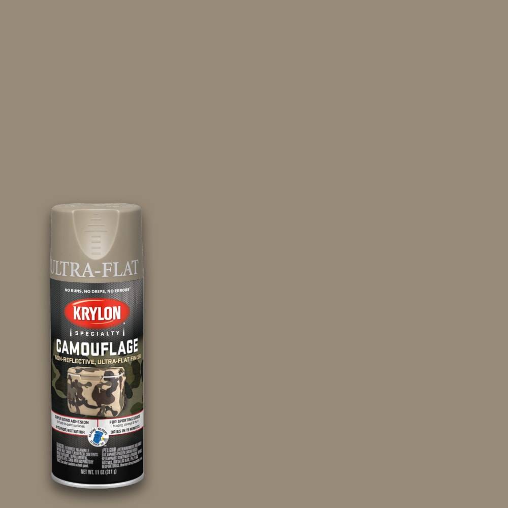Krylon Flat Khaki Camouflage Spray Paint (NET WT. 11-oz) | K04291777