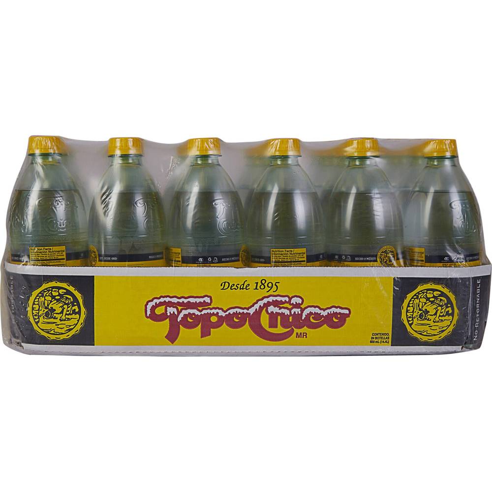 Topo Chico Mineral Water, 20.3 fl oz, 24-count