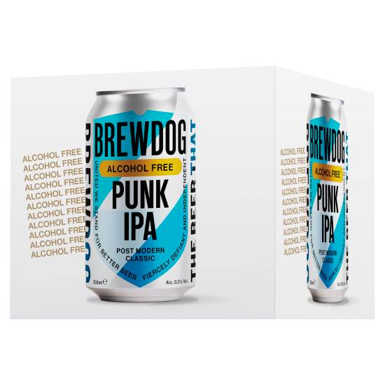 Brewdog Punk Alcohol Free Ipa (4 ct, 330 ml)