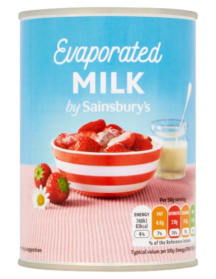 Sainsbury's Evaporated Milk (410g)