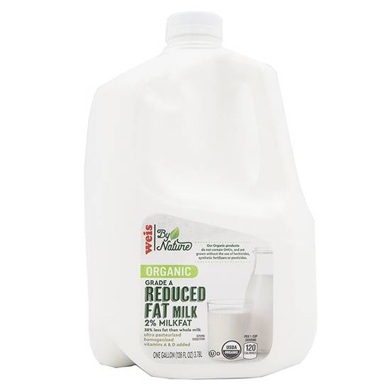 Weis By Nature Organic Grade a Reduced Fat Milk (128 fl oz)