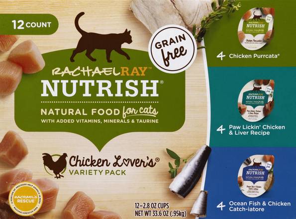 Rachael Ray Nutrish Chicken Lover's Variety pack Natural Cat Food (12 ct)