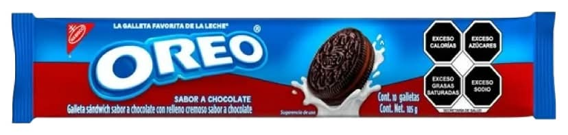 Oreo · Galleta sándwich con relleno cremoso, chocolate (10 un)