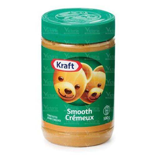 Kraft beurre d'arachide crémeux (500g) - smooth peanut butter (500g)