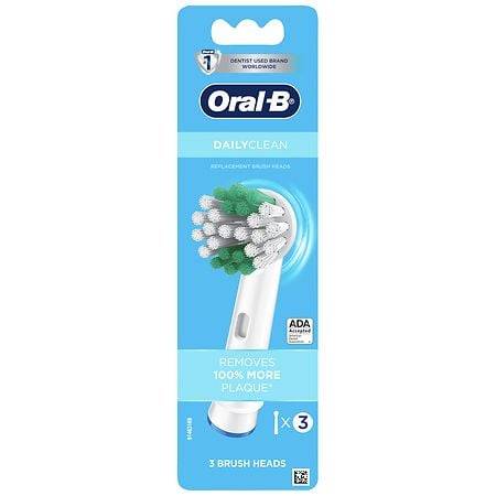Oral-B Simply Clean Daily Clean Electric Toothbrush Replacement Brush Heads Refill - 3.0 ea