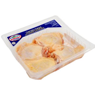 Bell & Evans Chicken Thighs Bone In Antibiotic Free - 2 Lb