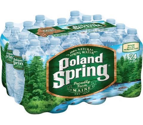 Poland Spring 100% Natural Spring Water (24 x 16.9 fl oz)