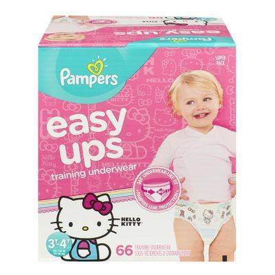 Pampers Easy Ups Size 3-4 Girls Training Underwear (66 units)