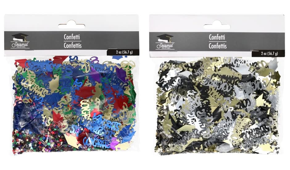 Seasonal Collection Graduation Theme Confetti, Assorted Designs, 1-ct.