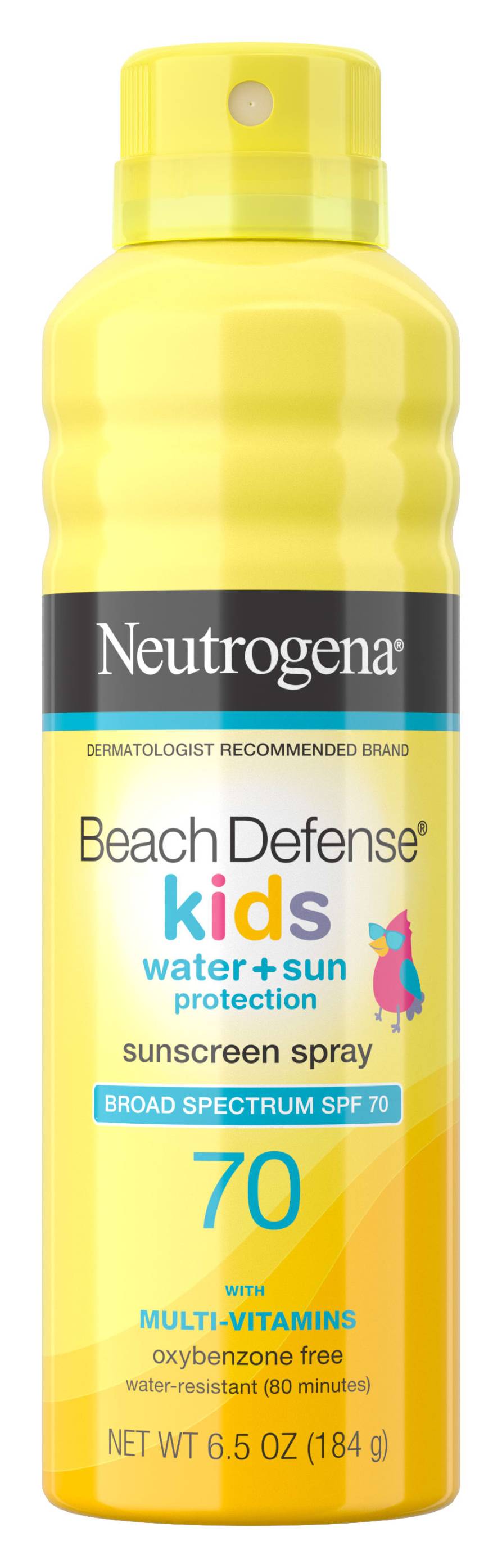 Neutrogena Beach Defense Broad Spectrum Spf 70 Kids Sunscreen Spray (6.5 oz)