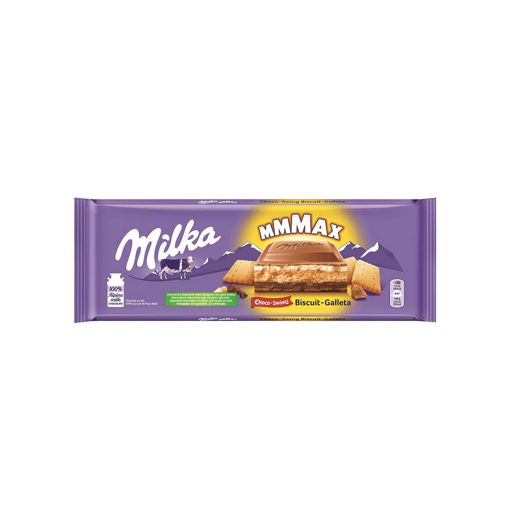 Chocolate con galleta chocoswing Milka 300 g