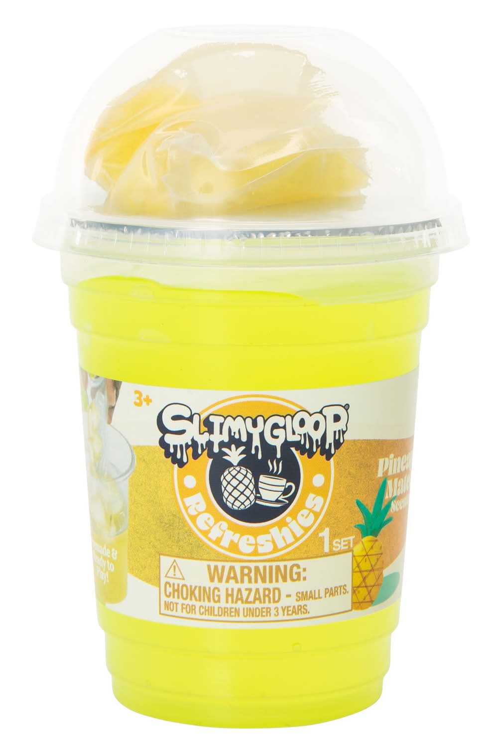 Slimygloop® Refreshies Scented Slime Set 5oz Pineapple Match