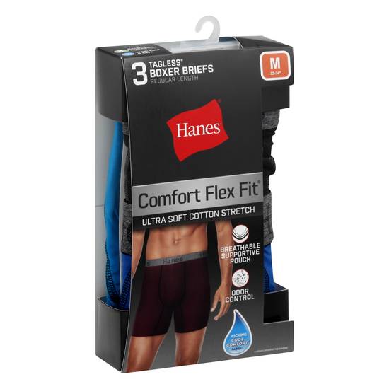 Hanes Comfort Flex Fit Tagless Boxer Briefs (m, 32-34 in), Delivery Near  You