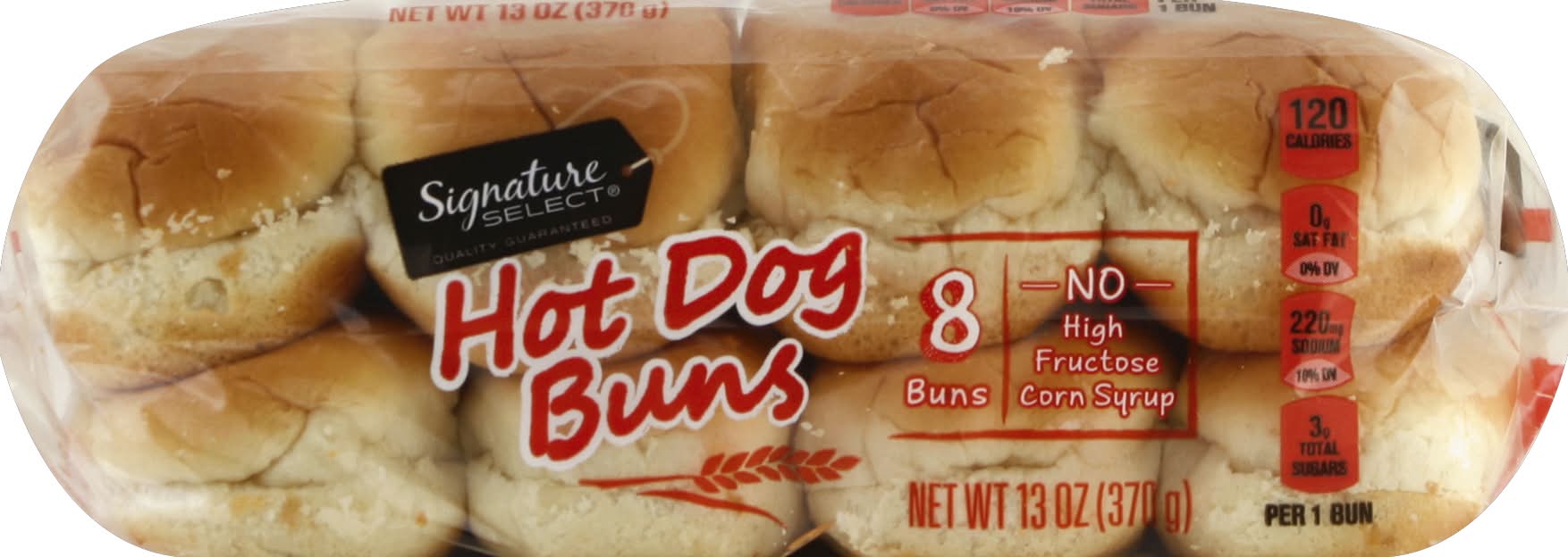 Signature Select Hot Dog Buns (13 oz, 8 ct)