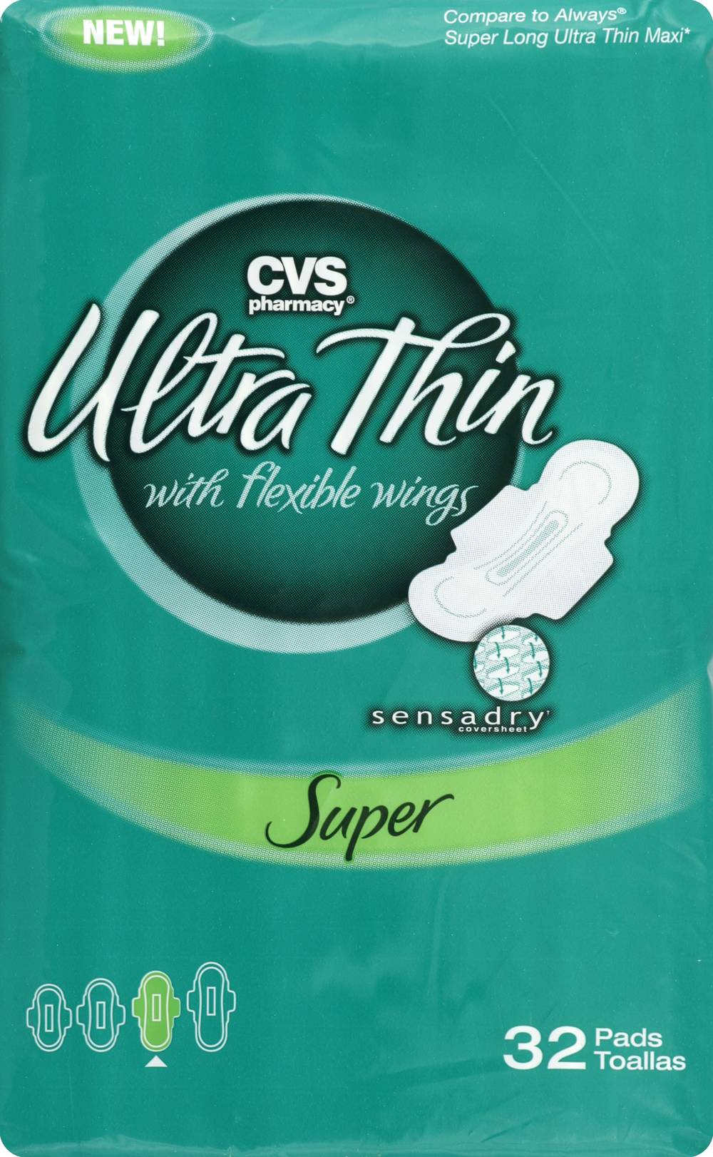 CVS Pharmacy Cvs Ultra Thin Pads