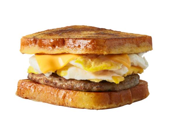 FRENCH TOAST SLIDER (Sausage, Egg & Cheese)