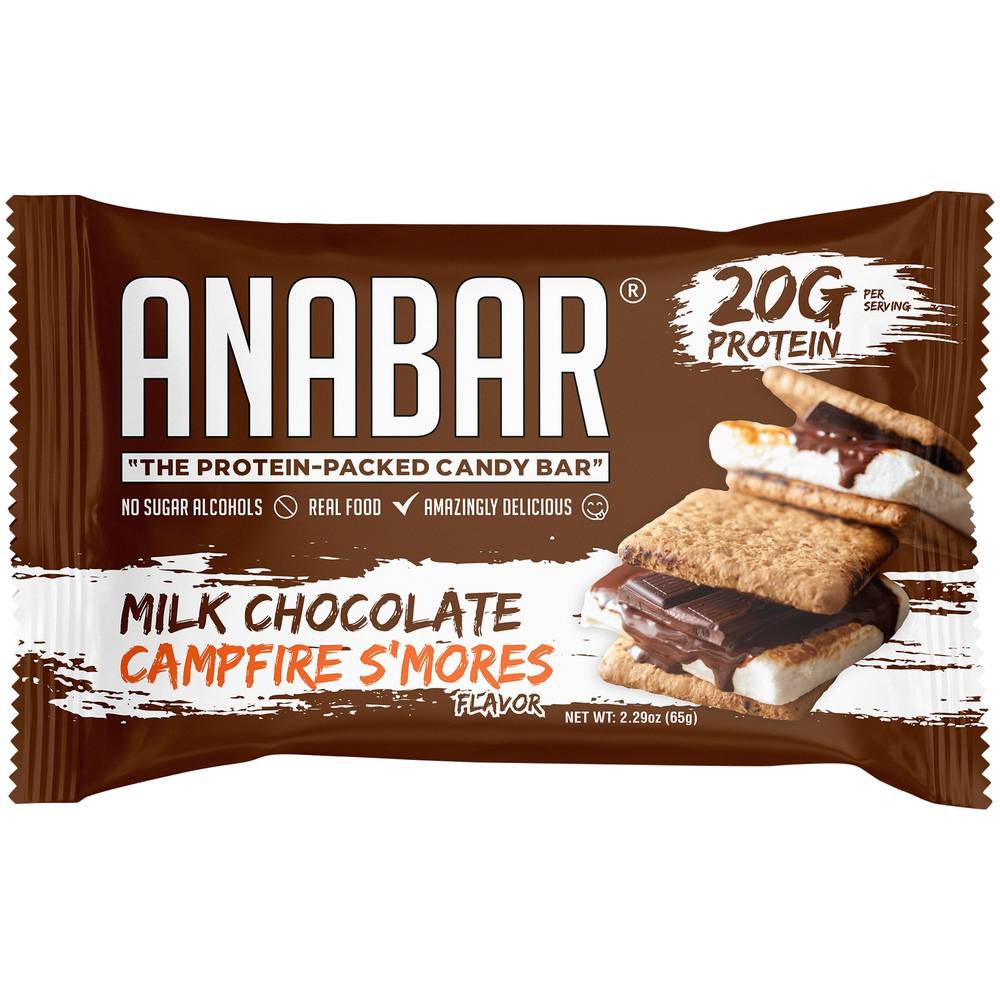 Anabar Amazing Tasting Protein Bar (milk chocolate campfire s'mores)