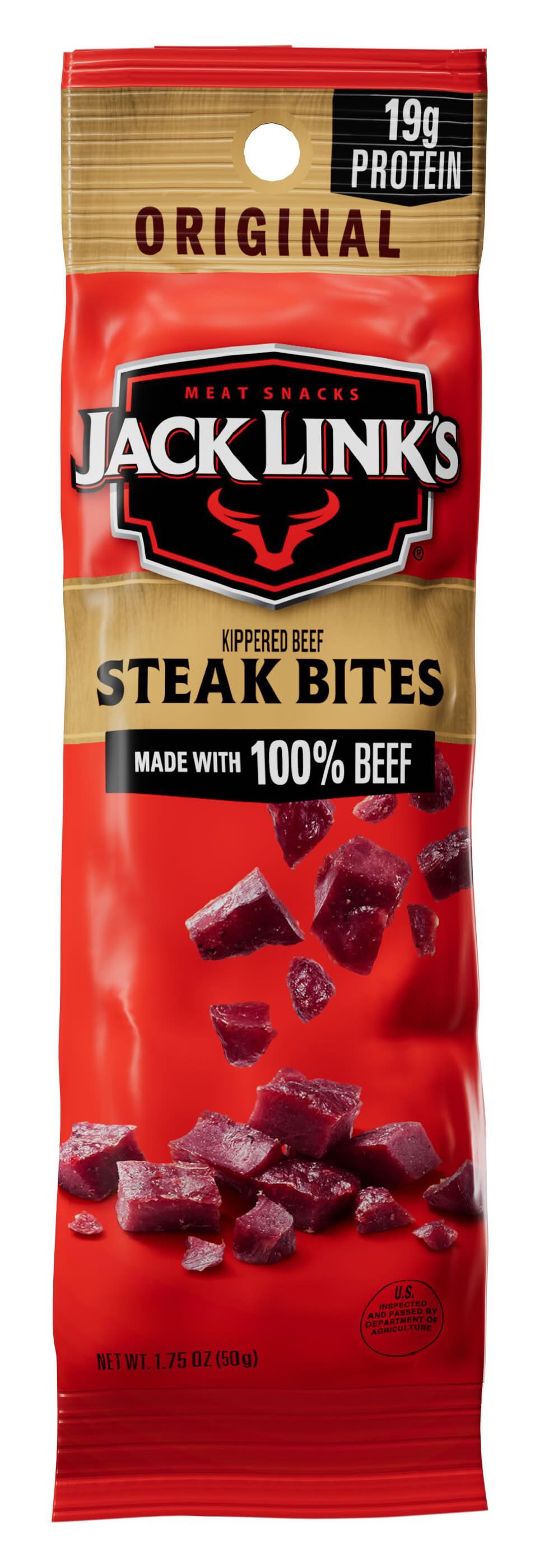 Jack Link's Kippered Steak Bites Meat Snacks Original (1.75 oz)