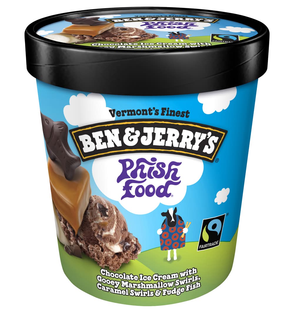 Ben & Jerry's Vermont's Finest Ice Cream, Phish Food (16 oz)