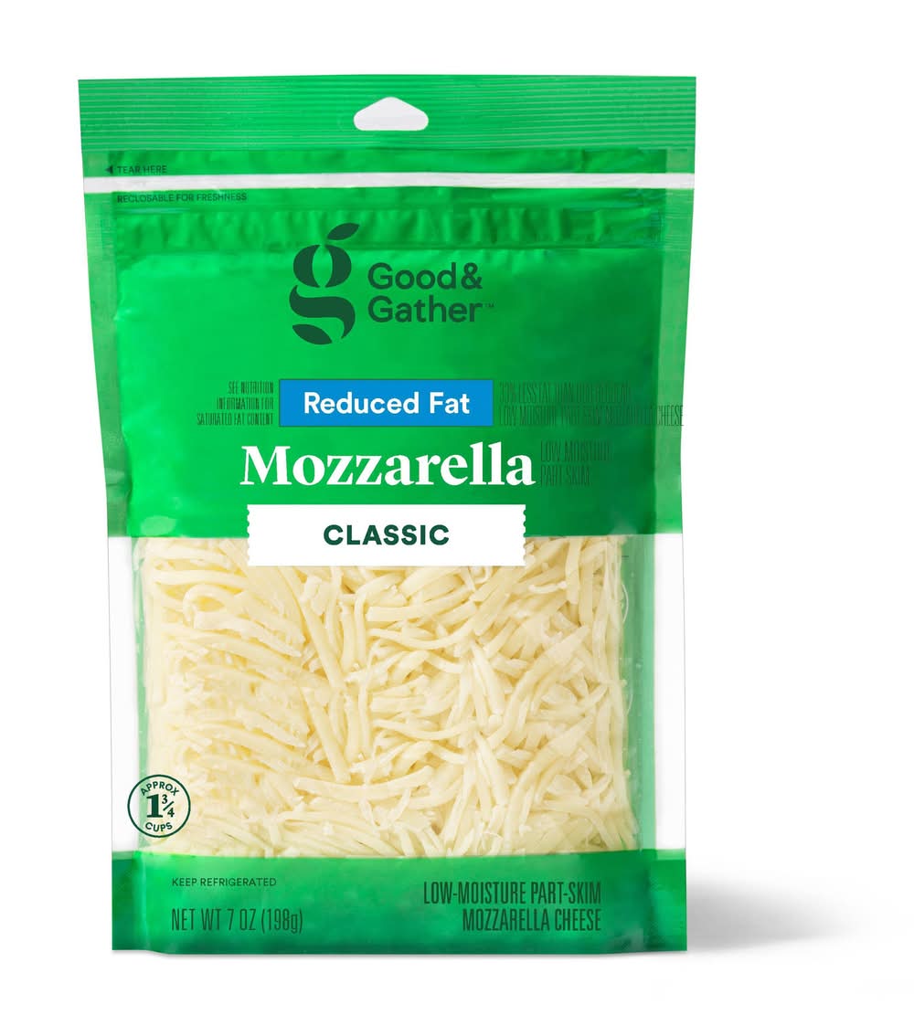 Good & Gather Shredded Reduced Fat Mozzarella Cheese (7 oz)