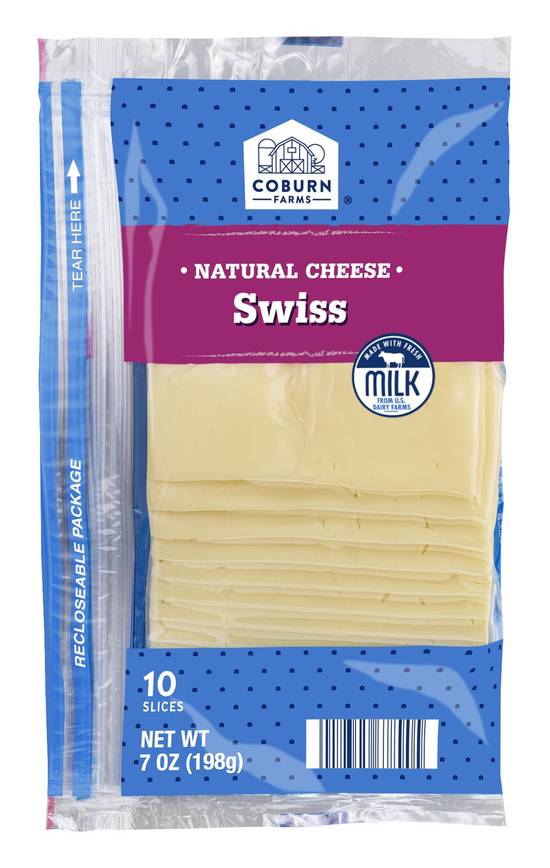 Coburn Farms Natural Cheese Swiss