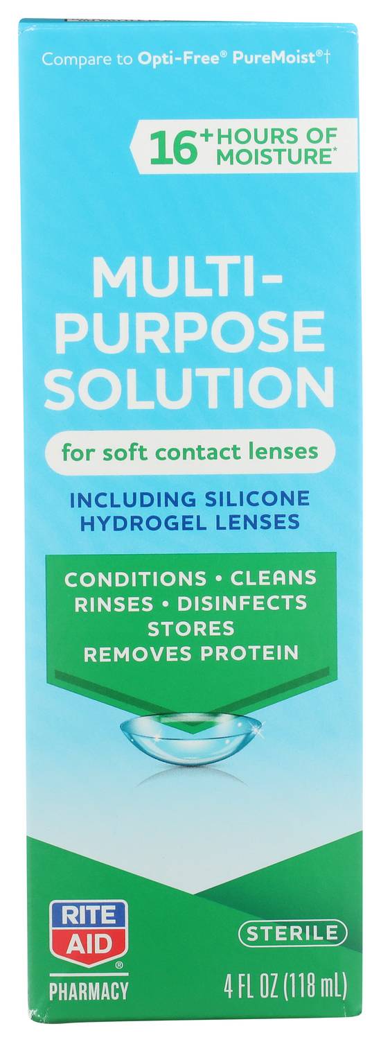 Rite Aid Multipurpose Eye Contact Lens Solution, 4 fl oz