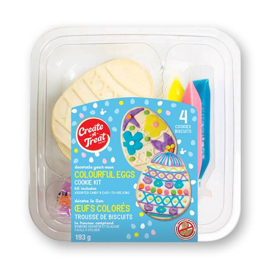 Colourful Eggs Cookie Kit 4 pc