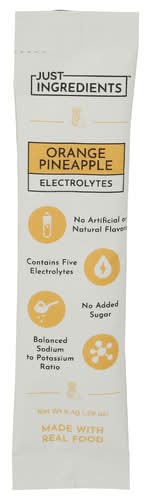 Just Ingredients Orange Pineapple Electrolyte Powder Packet