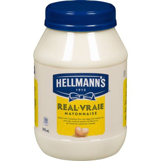 Hellmann's mayonnaise sans gluten - real mayonnaise (890 ml)