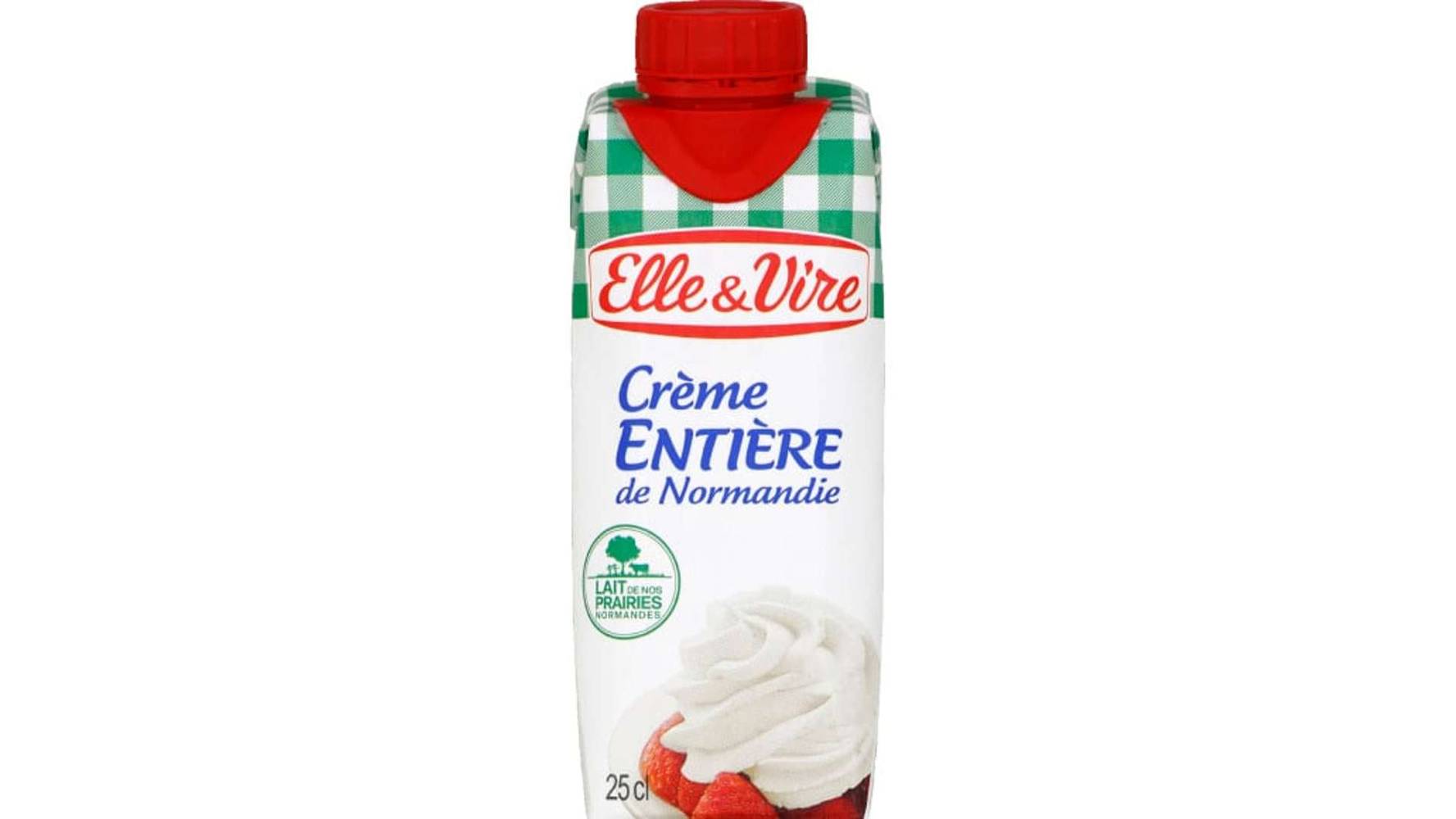 Elle & Vire - Crème entière fraîche fluide et onctueuse (250ml)