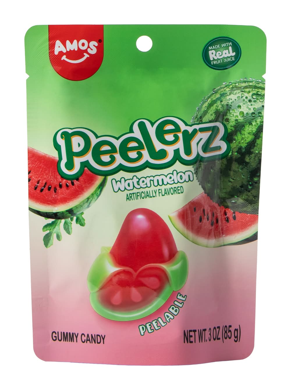 Peelerz® Watermelon Gummy Candy 3oz Watermelon