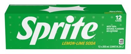 Sprite Soda, Lemon-Lime (12 x 355 ml)