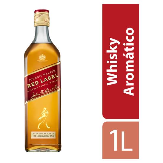 Johnnie walker whisky blended scotch red label (1 l)