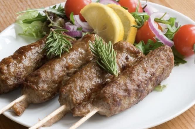 Grilled Chicken Seekh Kebab
