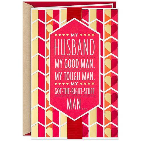 Order Hallmark Valentine's Day Card for Husband (My Man) S41 - 1.0 ea food online from Walgreens store, Pasadena on bringmethat.com