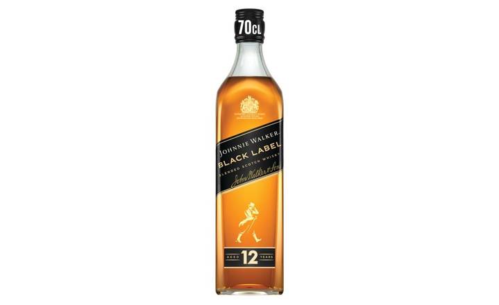 Johnnie Walker Black Label Blended Scotch Whisky 70cl (378216)