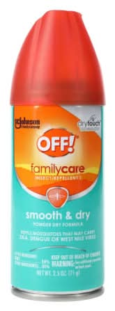 Off!® Family Care insect Repellent Spray 2.5oz Off Family Smooth & Dry