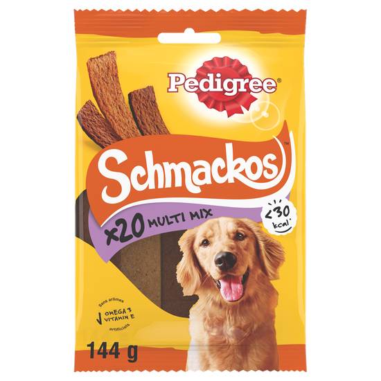 Pedigree schmackos récompenses multi pour chien (20 pièces)