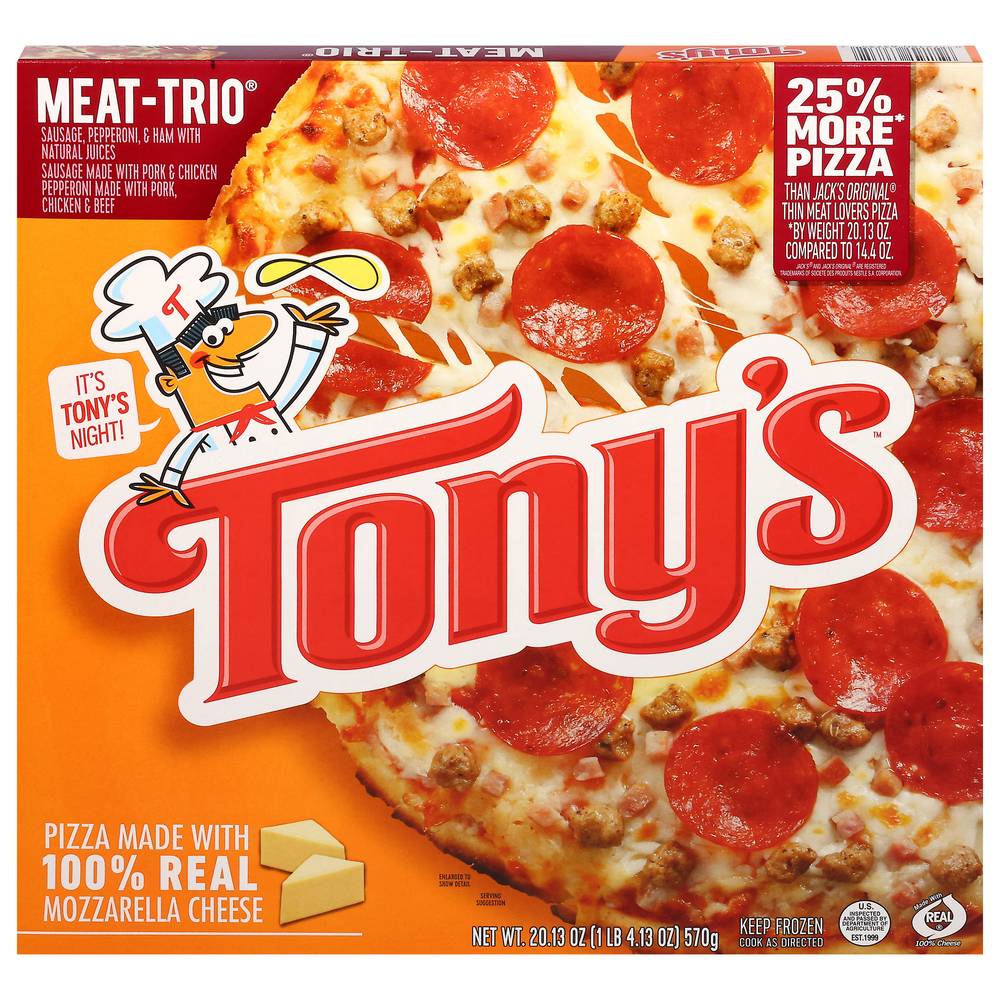 Tony's Pizzeria Style Meat Trio Pizza (1.26 lbs)