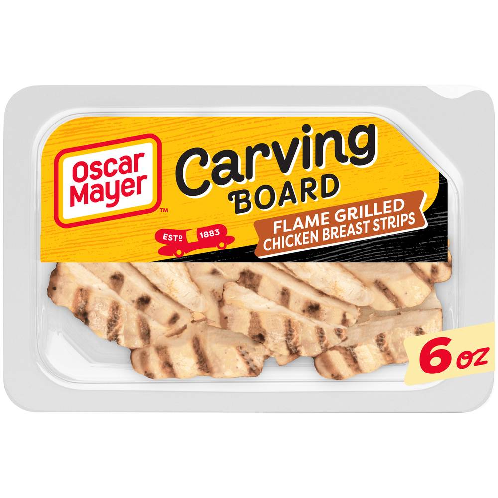 Oscar Mayer Carving Board Flame Grilled Chicken Breast Strips (6 oz)