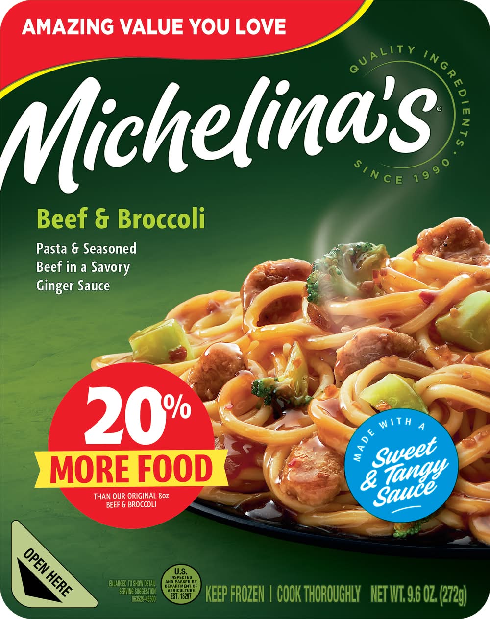 Michelina's Beef Broccoli Pasta (8 oz)