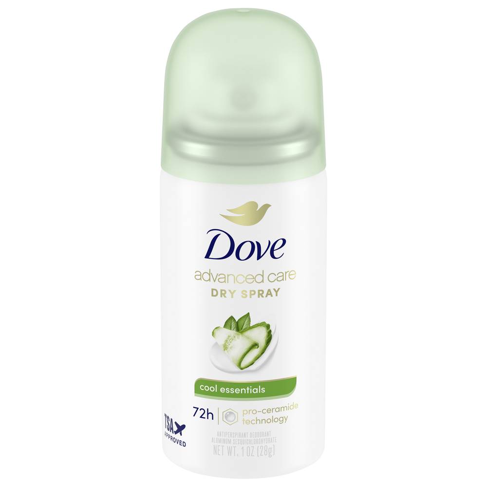 Dove Dry Spray Go Fresh Cool Essentials 48h Antiperspirant (1 oz)