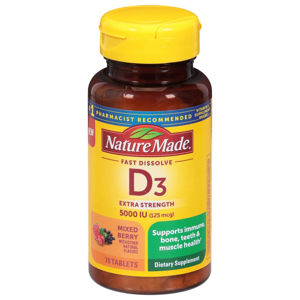 Nature Made Extra Strength Mixed Berry Vitamin D3