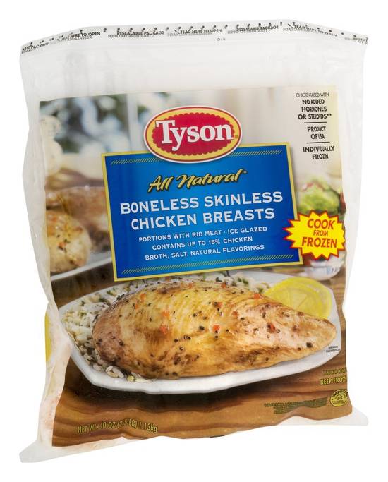 Tyson · Boneless Skinless Chicken Breasts (40 oz)
