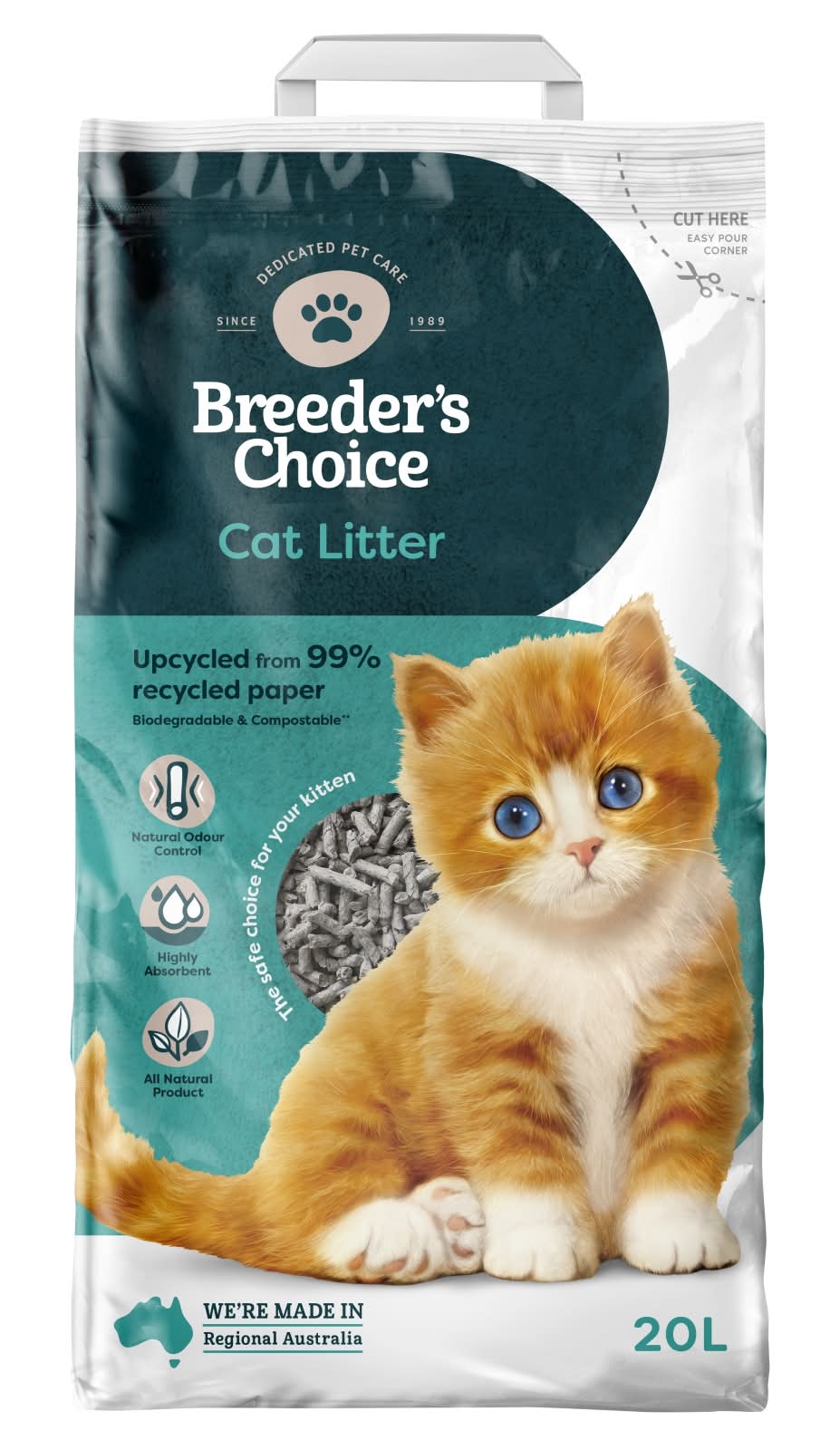 Breeders Choice 20L Cat Litter