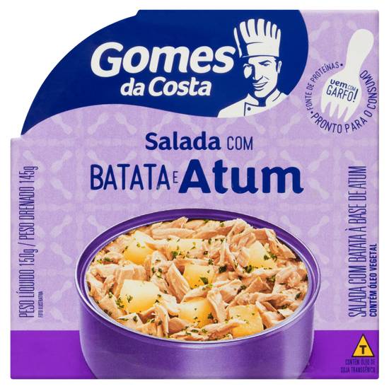 Gomes da costa salada de atum com batata (150 g)