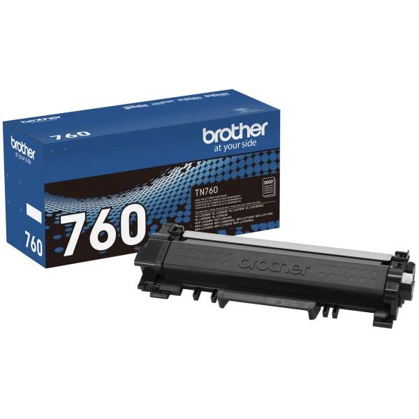 Brother Tn-760 High-Yield Black Toner Cartridge