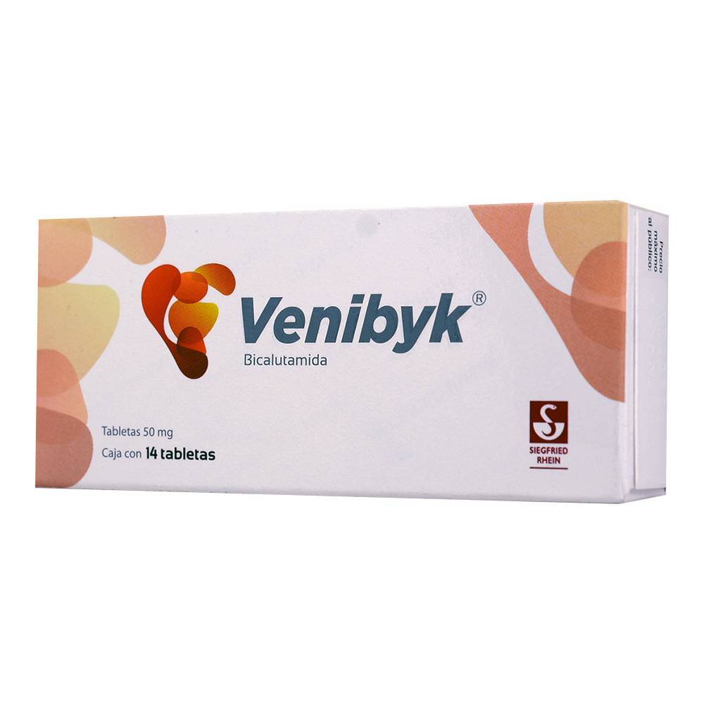 Siegfried rhein venibyk bicalutamida tabletas 50 mg (14 piezas)